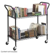 Safco Wire Book Cart 5333BL